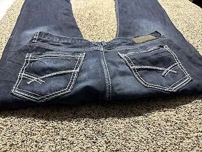 Bke Buckle Tyler Boot Designer Men's Jeans Size 36x32 • $14.99