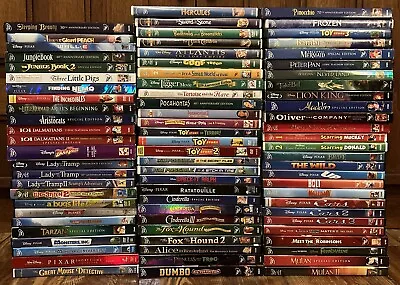 Massive Animated Movies- Walt Disney & Disney Pixar DVD Collection -YOU PICK! • $2.99