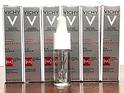 6x VICHY LIFTACTIV SUPREME H.A. SERUM 1.5% PURE HYALURONIC ACID 0.33oz / 10ml Ea • $27.95