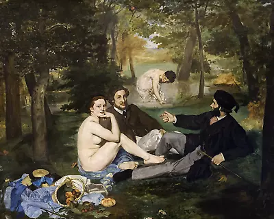 Luncheon On The Grass By Édouard Manet 8 X10  Art Print 8x10 • $12.99