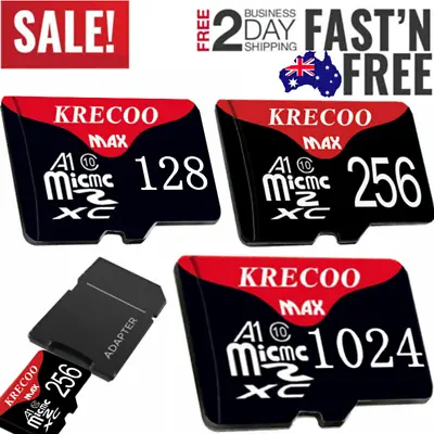 128GB 256GB Micro SD Memory Card SDXC 4K Class10 Mini SD For Phone Tablet Camera • $5.39