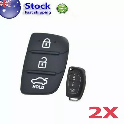 2PCS Replacement Remote Key Rubber Pad For Hyundai Santa Fe Ix35 Ix20 Tucson 3B • $11.29