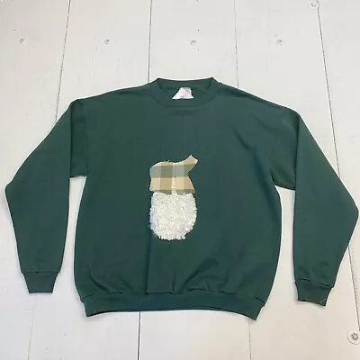 Fashion Gear Mens Vintage Green Christmas Sweater Size XL • $16