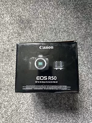 Canon Eos R50  Mirrorless Camera And 18-45mm Kit Lens • £650