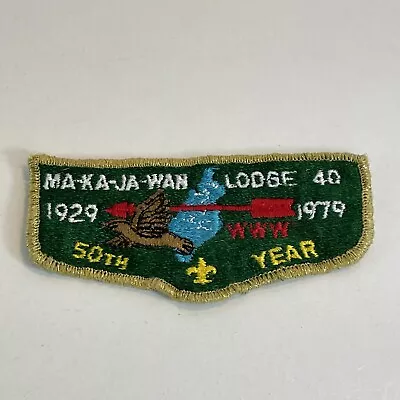 Ma-Ka-Ja-Wan Lodge 40 Rare 70s 1929 - 1979 Boy Scout Hiking Camping Vintage • $23.38