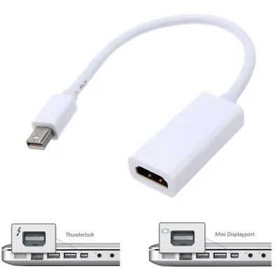 Thunderbolt Mini DisplayPort DP To HDMI AV Adapter For Apple Macbook Mac Pro Air • $8.99