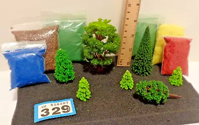 OO Gauge Mix Of Trees And Scatter Bag Set No 329 For Hornby Train Layout • £1.99