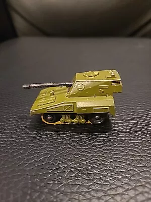 Matchbox Lesney Rolamatics 70 Self-Propelled Gun In Military Green With Tracks • £4