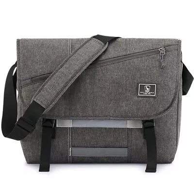 Men's Messenger Bag 15.6 Inch Laptop Crossbody Satchel Shoulder College Travel • $32.20