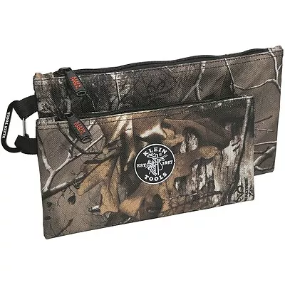 $29.99 • Buy Klein Tools 55560 Zipper Bags, Camo Tool Pouches, 2-Pack