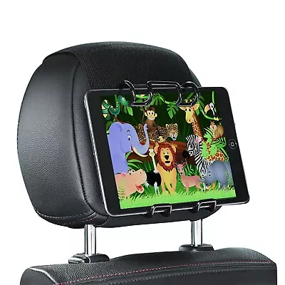 Car Headrest Tablet Mount Mobile Phone Max. 11  Universal IPad Samsung Trip HQ • £11.89