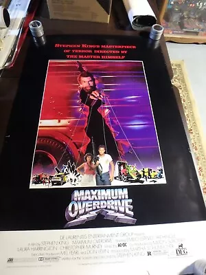  Maximum  Overdrive  Stephen King Original Rolled  One Sheet Poster Set! • $24.99