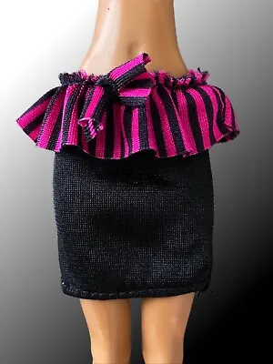 MONSTER HIGH Doll Clawdeen Wolf Sweet 1600 Pink & Black Gift Skirt • $7.16
