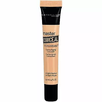 Maybelline New York Facestudio Master Conceal Makeup Light/Medium 0.4 Fl. Oz. • $37.99