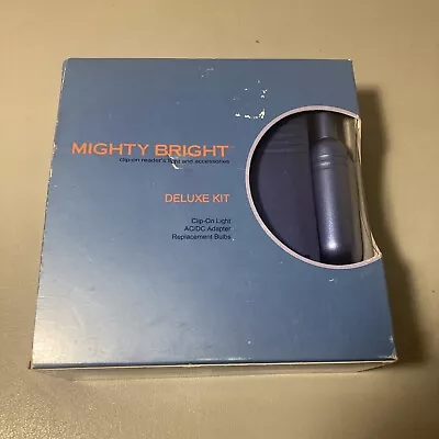 Mighty Bright Classic Reader’s Light Deluxe Kit - Sapphire Blue LIKE NEW • $25