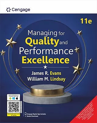 Managing For Quality And Performance Excellence By Evans Lindsay NEW Paperback • $27.36