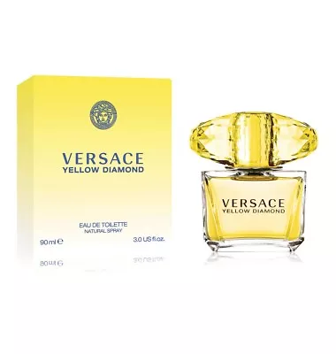Yellow Diamond By Versace 3 Oz EDT Spray For Women New Sealed Box • $79
