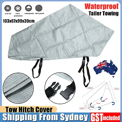 $18.95 • Buy Caravan Hitch Cover Trailer Tow Ball Coupling Lock Cover Waterproof PVC Nylon AU
