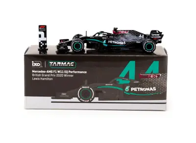 Tarmac Works 1:64 Mercedes-AMG F1 W11 EQ British Grand 2020 Hamilton #44 • $22.99