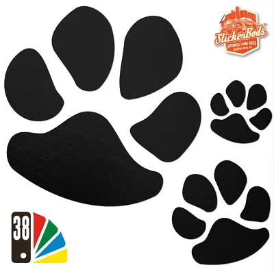 25 DOG PAW PRINT STICKERS DECALS For Car | Wall | Home - 38 Colours (S2) • £4.95