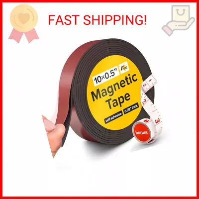 Flexible Magnetic Tape - Magnetic Strip With Strong Self Adhesive - Ideal Magnet • $13