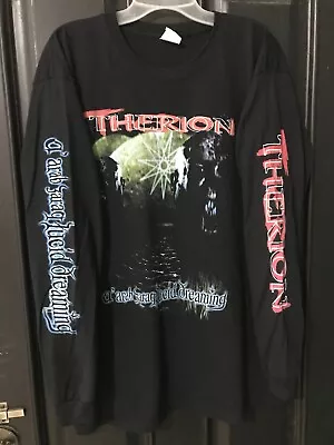 Therion Long Sleeve L Shirt Death Tiamat Epica Opeth Moonspell Sirenia Haggard • $32