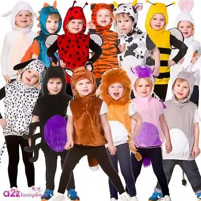 £9.99 • Buy Kids Animal Tabards Nativity Halloween Insect Jungle Farmyard Fantasy 3-5 Years