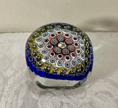 Beautiful Vintage Millefiori Murano Italy Multicolor Paperweight • $95