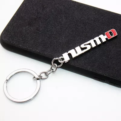 Universal Chrome Nismo Logo Alloy Car Keychain Ring Decoration Gift Emblem Sport • $9.99