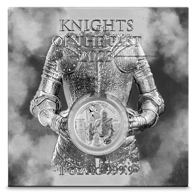 Knights Of The Past 1oz Silver Coin €5 5 Euro COA Malta • $49.71