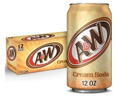 A&W Cream Soda 12 Fl Oz Cans 12 Pack • £22.19