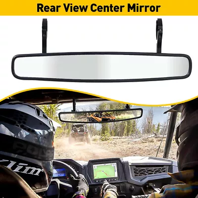 RZR UTV Rear View Center Mirror W/ 1.75  Bar For Polaris RZR 800 900 S/XP 1000 • $24.99