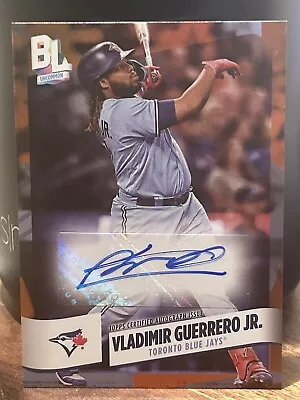 2024 Topps Big League Vladimir Guerrero Jr. Electric Orange Foil Auto #BEF-VG • $19.99