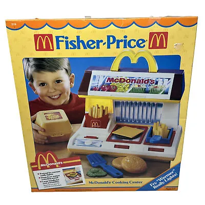 Vintage Fisher-Price McDonalds Cooking Center #2119 Food Play Set NRFB • $350