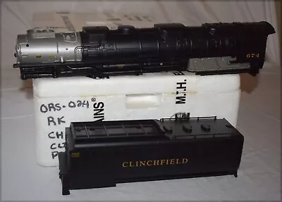 MTH Rail King Challenger 4-6-6-4 Locomotive Shell Clinchfield 674 Paint Sample O • $29.99