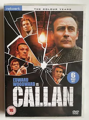 Callan - The Colour Years - DVD 6 X Disc Set - Edward Woodward - Region 2 PAL • £18.99