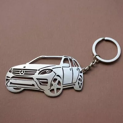 Fits For Mercedes ML 350 Keychains Metal Key Ring Accessory Gift Car Tuning • $22.90