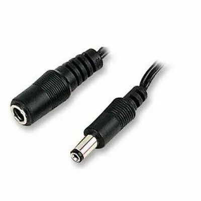 2.1mm Female Socket To DC Power Supply Extension Lead Cable 12v DVR CCTV 5m • £3.82