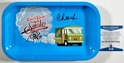 Cheech & Chong Signed Up In Smoke 40th Anniversary Rolling Tray BAS COA • £120.59