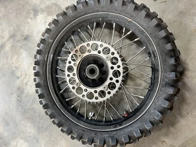 $199.95 • Buy 03 Honda Cr85r Rear Wheel Rim Hub Tire Complete Excel 15”