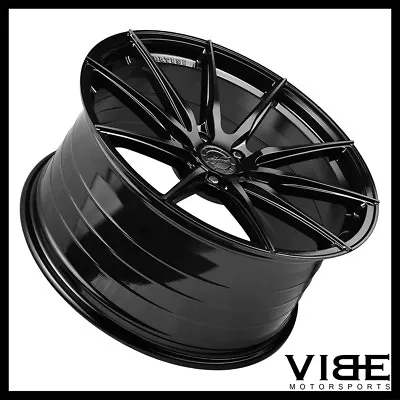 19  20  Vertini Rf1.1 Gloss Black Concave Wheels Rims Fits Chevrolet Corvette C6 • $1840