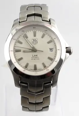 Tag Heuer LINK Automatic Silver Dial Stainless Steel Men's Watch $2800 • $795