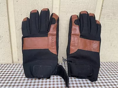 Carhartt RN 56385 Men's Insulated Gloves Size L. Leather Trim A508 • $10.99