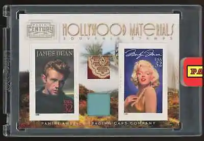 James Dean Marilyn Monroe 2010 Panini Century Hollywood Materials /250 Stamps • $206.94