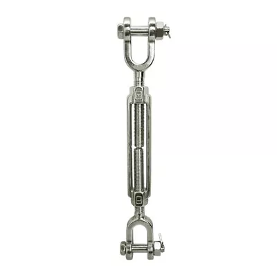 316 Stainless Steel Marine 1/2  X 6  JAW JAW Turnbuckle Pulley Swivel Hoist • $34.99