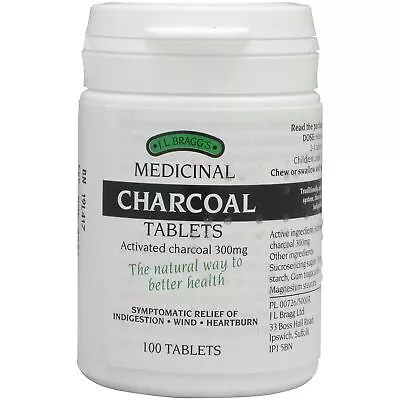 Braggs Charcoal 100 Tablets • £4.24