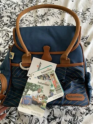 Babymoov Style Bag Navy Maternity Changing Bag W/ Mat  • £30