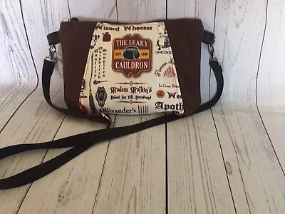 Harry Potter  Diagon Alley Crossbody Zippered Bag • $59.95