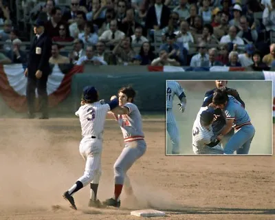 Pete Rose & Bud Harrelson Fight 8x10 Photo Cincinnati Reds Baseball Mlb Picture • $4.99