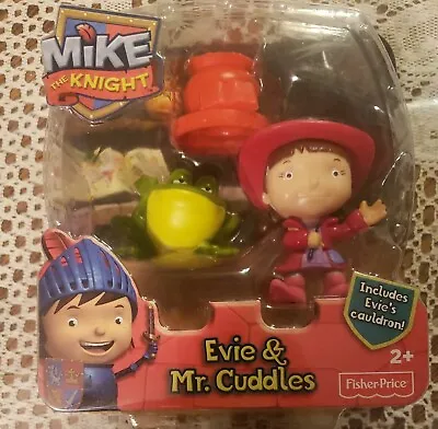 Fisher Price Mike The Knight Evie And Mr Cuddles Action Figure NEW • $9.95